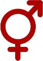 男性と女性の象徴